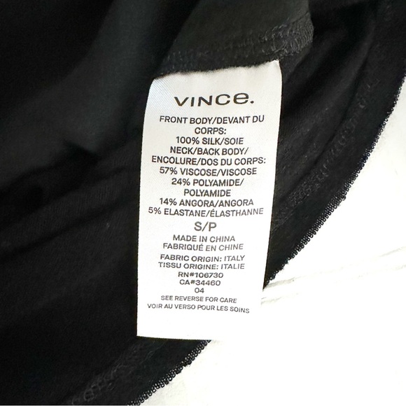 Vince Women’s silk tank top black Small - Picture 8 of 10
